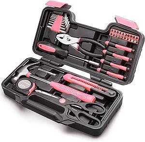 <strong>Get Your DIY On with the CARTMAN 39Piece Tool Set in Pink!</strong>